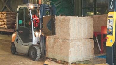 La pulpe séchée non-agglomérée (en balles) est une alternative intéressante pour les moutons et chèvres, ainsi que sur les...