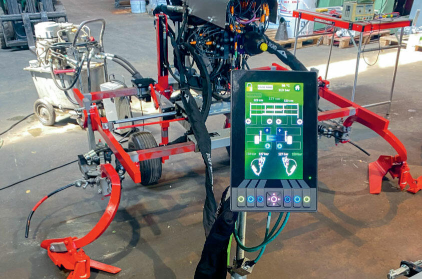 Alle Geräteeinstellungen werden angezeigt und können auf dem Touchscreen-Terminal «Le Copilote» vorgenommen werden. 