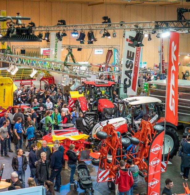 Die Messe informiert umfassend über alle Bereiche der Landwirtschaft. 