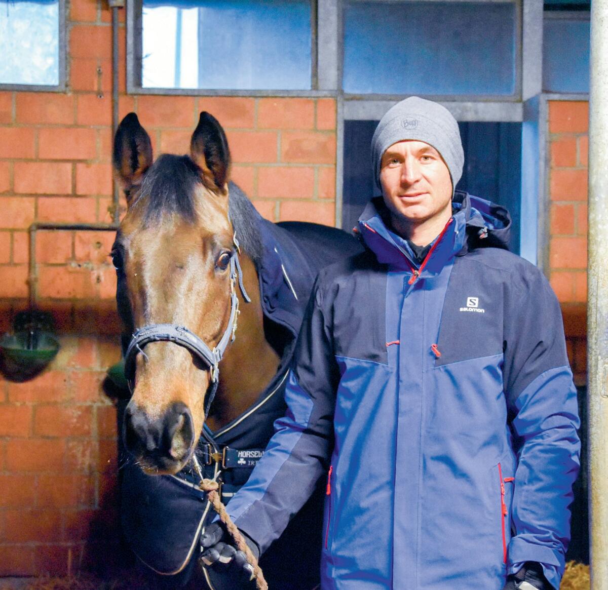 Steve Guerdat setzt auf eine unkomplizierte F&#xFC;tterung seiner
Spitzenpferde.