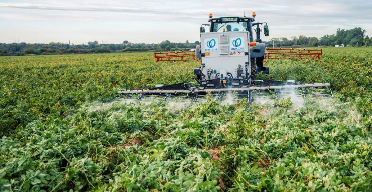 Die L&#xF6;sung von Crop.zone reduziert den Einsatz von Pflanzenschutzmitteln.