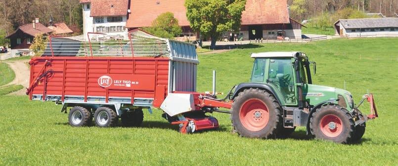 Autochargeuse Lely Tigo MS 50 de 50 m 3 simple et robuste.
