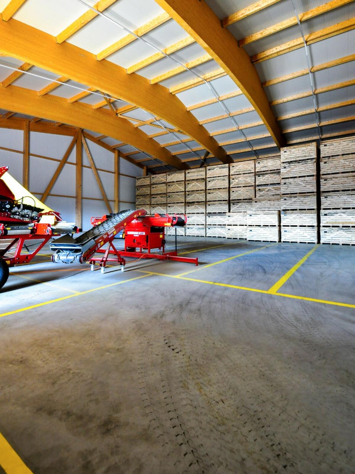 6600 t de pommes de terre seront prises en charge et stock&#xE9;es chaque ann&#xE9;e dans la nouvelle halle de Payerne.
