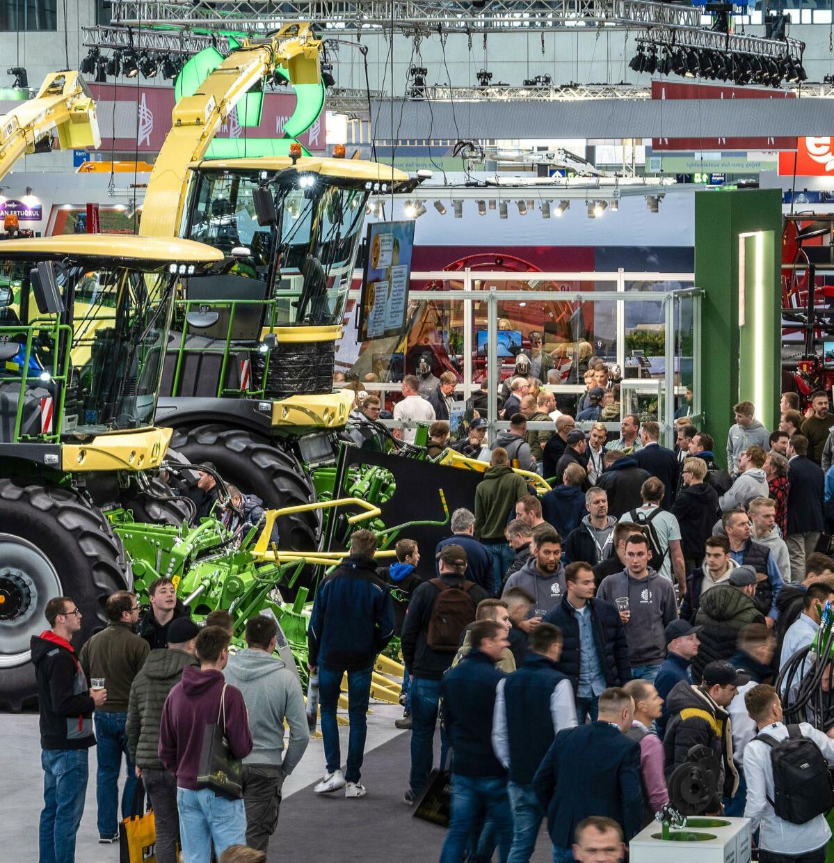 Les machines et innovations sont visibles sur les stands de l&#x2019;exposition.&#xA0;