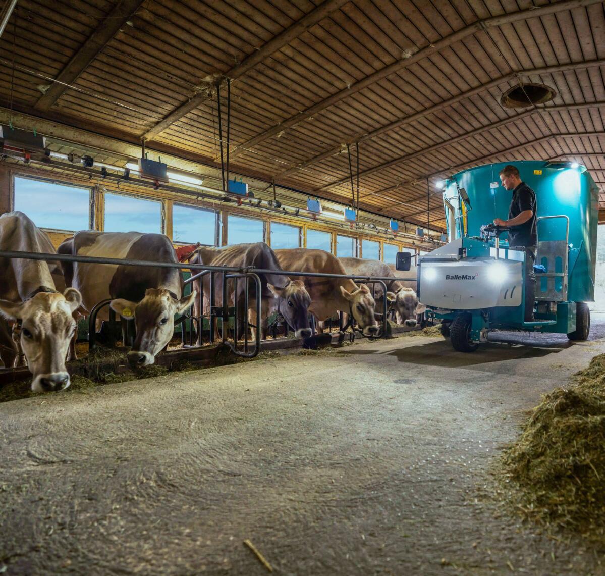Ein Futtermischwagen für kleine Mengen kann auf dem Betrieb rasch zu einer unverzichtbaren Maschine werden. 
