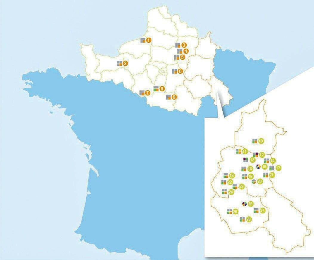 25 installations de s&#xE9;chage, 3 silos avec entreprise de conditionnement &#xE0; Pogny (big-bags et sacs) permettent &#xE0; D&#xE9;sialis de garantir...