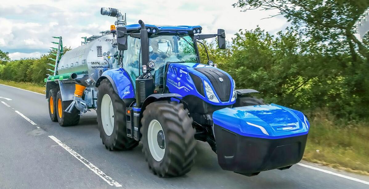 Der T6.180 Methane bietet je nach Arbeitsintensit&#xE4;t eine Betriebszeit von 4,5 Stunden bis zu einem Tag.