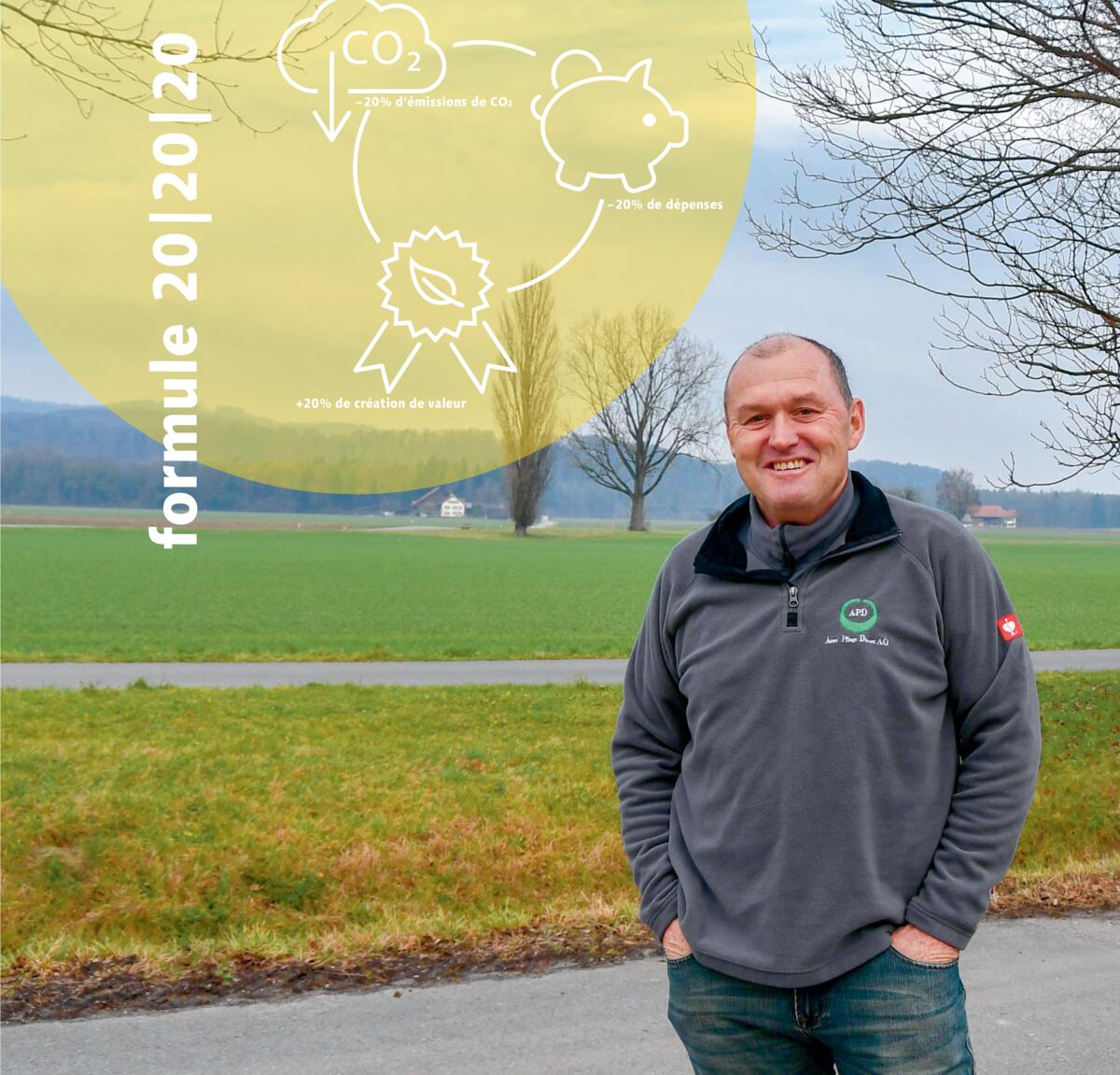 Toni Meier g&#xE8;re un domaine de 39 ha en communaut&#xE9; d&#x2019;exploitation dans le Flaachtal (ZH).