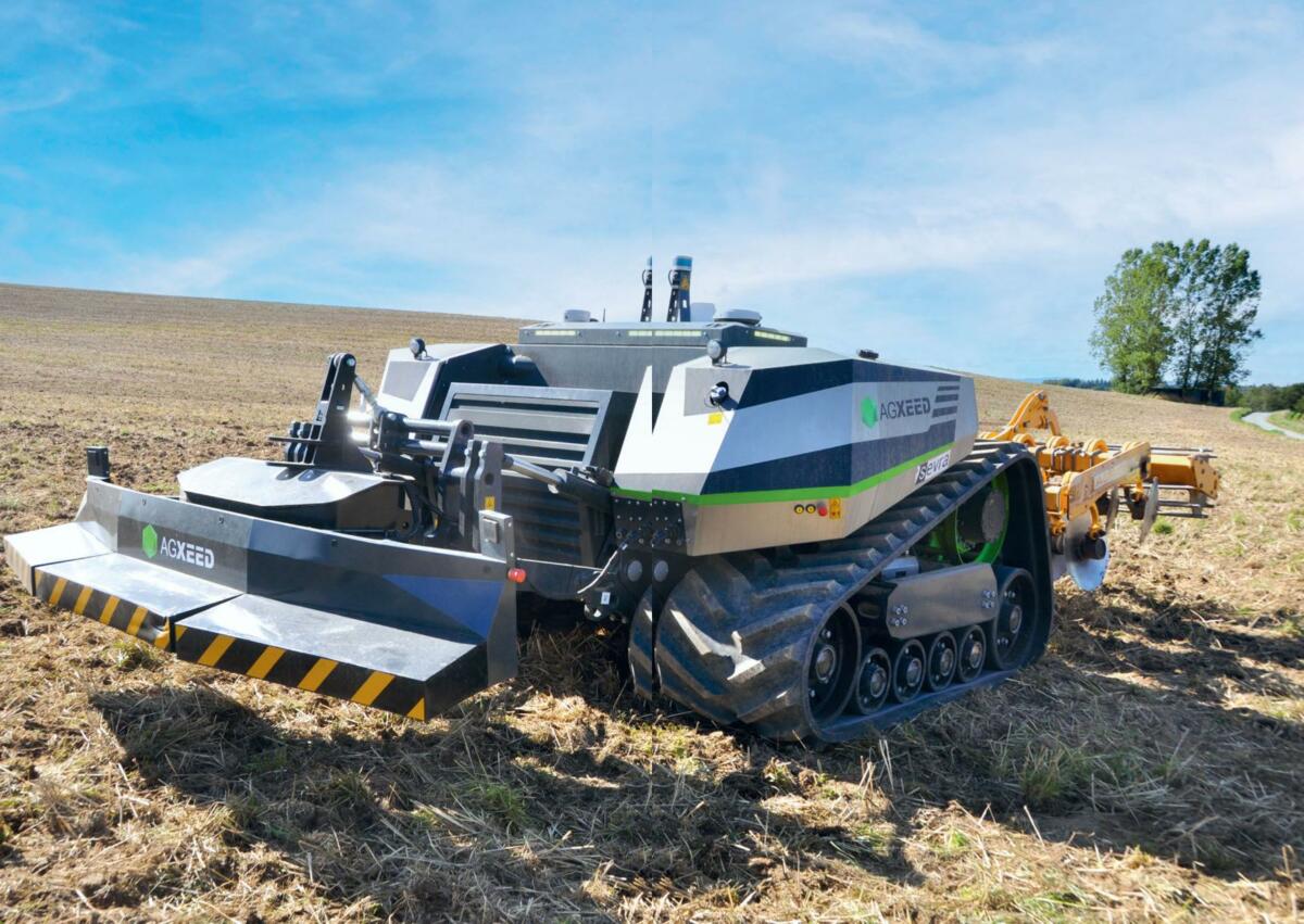 Le robot agricole AgBot 5.115 T2 est principalement prévu pour le travail du sol et le semis. 