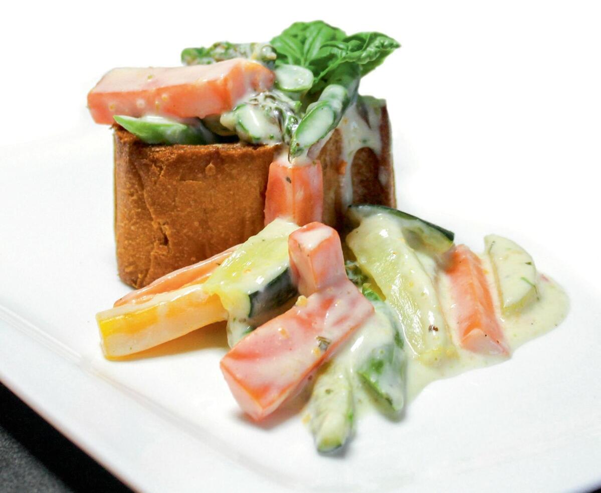 Dem Gemüse einen Korb geben