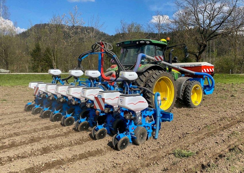 La précision de dépose des graines est essentielle pour une levée régulière.