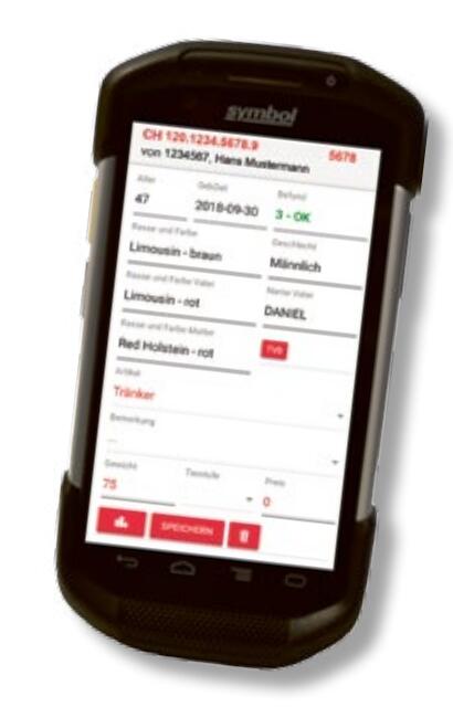 Application pour veaux d’engrais.