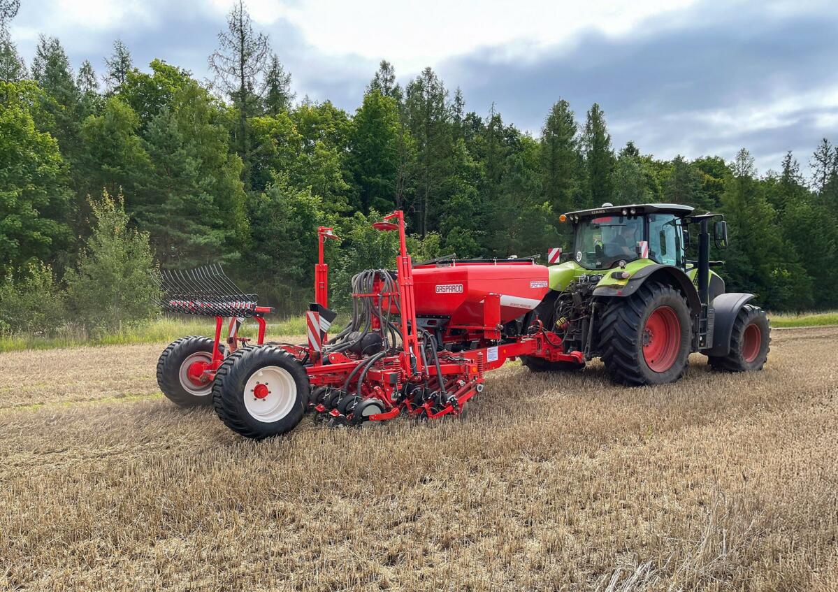 Bei der Direktsaat bleibt der Boden weitgehend unbearbeitet. Ernterückstände an der Oberfläche reduzieren die Verdunstung.
