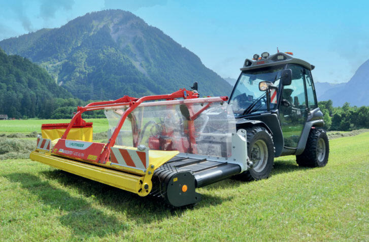 La propret&#xE9; de ramassage de son andaineur &#xE0; tapis Mergento F 4010 Alpin satisfait enti&#xE8;rement l&#x2019;agriculteur Peter St&#xFC;ssi.