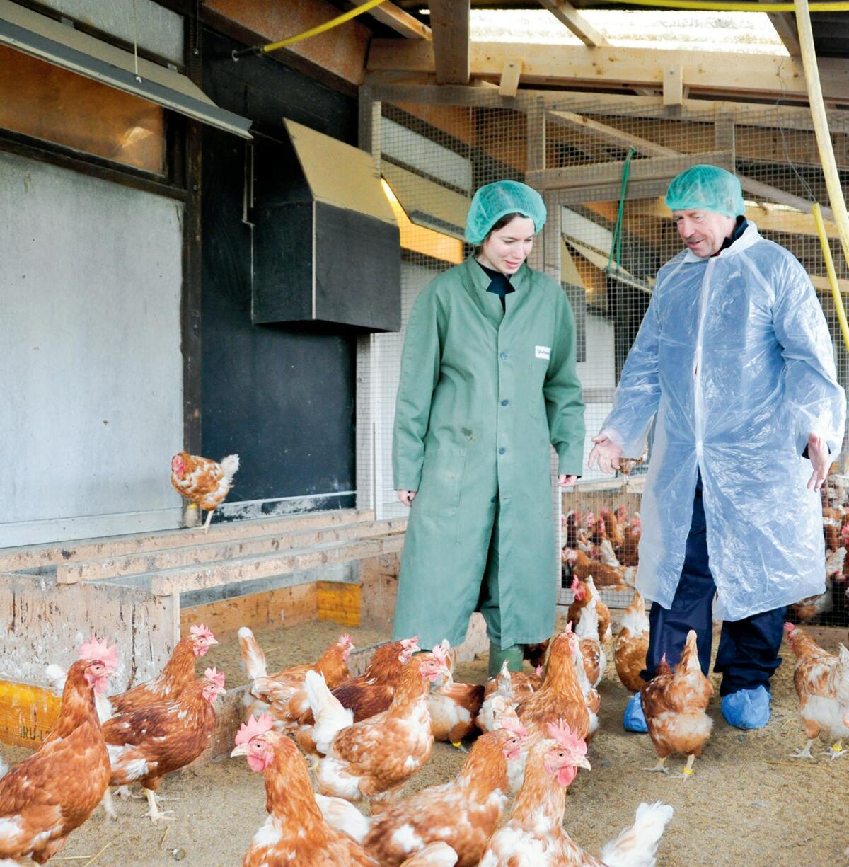 Chiara Segat, cheffe d&#x2019;exploitation d&#x2019;Aviforum et Walter von Fl&#xFC;e, conseiller Landor, sont tous deux tr&#xE8;s satisfaits de la quali...