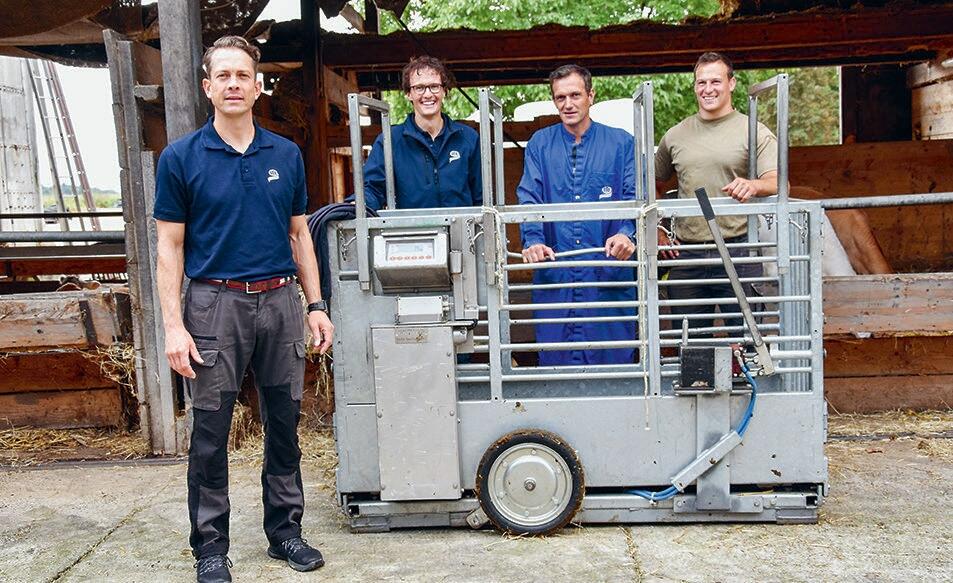 Oliver Schmidt et Primin Thalmann, conseillers Toro;&#xA0;


Nik Eigenmann et Urs Giber, peseurs.&#xA0;