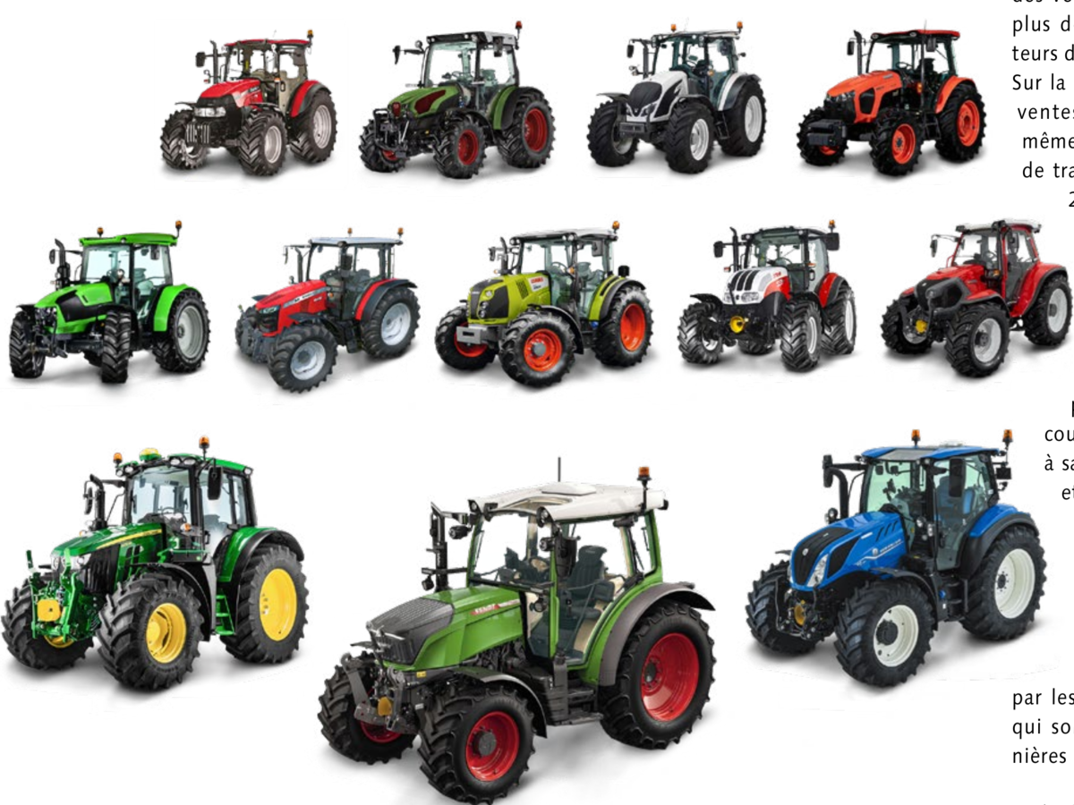 Les tracteurs les plus vendus sont polyvalents