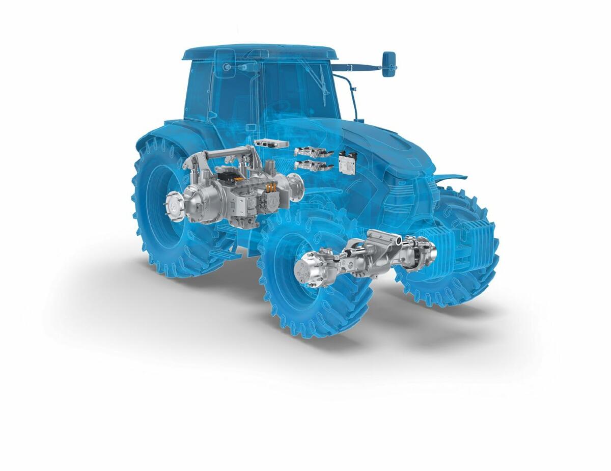 Das Konzept eTerradrive reduziert die mechanische Komplexität und den Wartungsaufwand. 