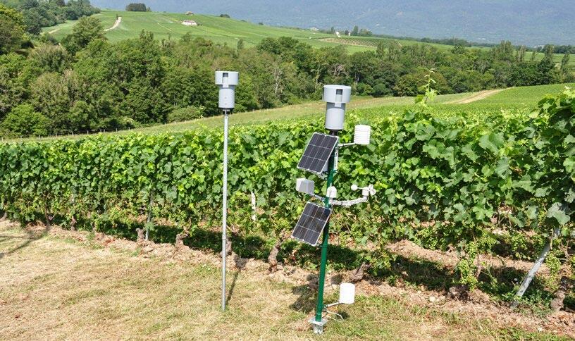 Eine landwirtschaftliche Wetterstation ist vor allem eine Entscheidungshilfe für künftige Eingriffe und ein Alarmgeber bei Gefahr, zum Beispie...