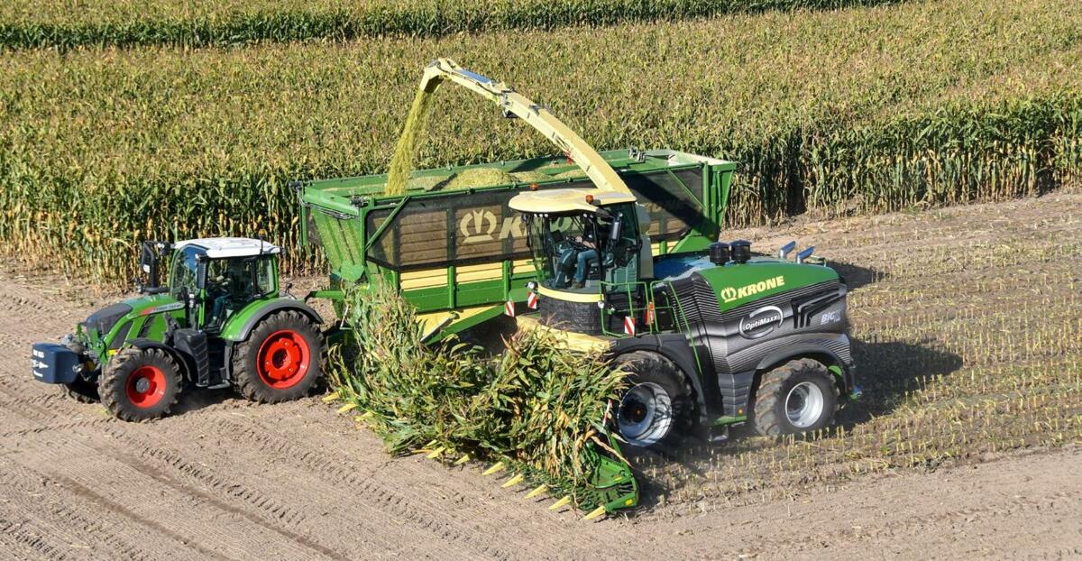 Das neue Feldh&#xE4;cksler-Modell BiG X 1180 von Krone.