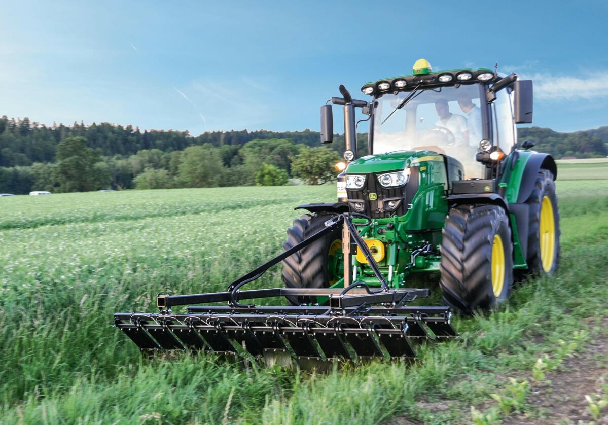 La machine lors de la d&#xE9;monstration &#xE0; Biezwil.