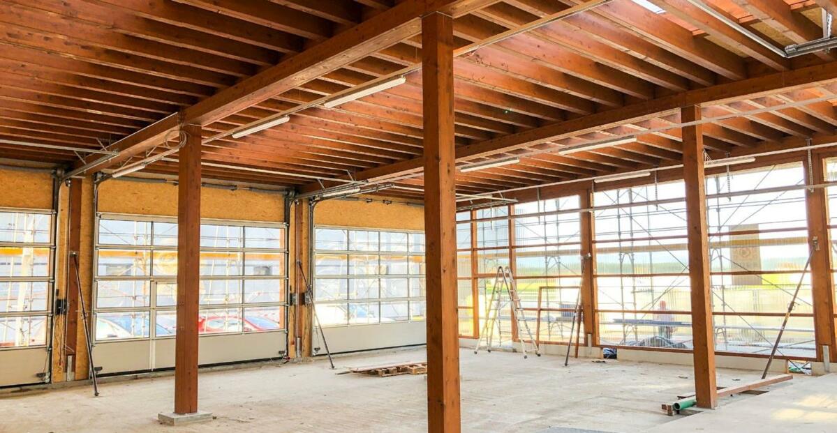 Der nachwachsende Rohstoff ist ein fester Bestandteil bei der fenaco-LANDI Gruppe: F&#xFC;r den Neubau der LANDI Konolfingen wurde zum Beispiel nur Holz...