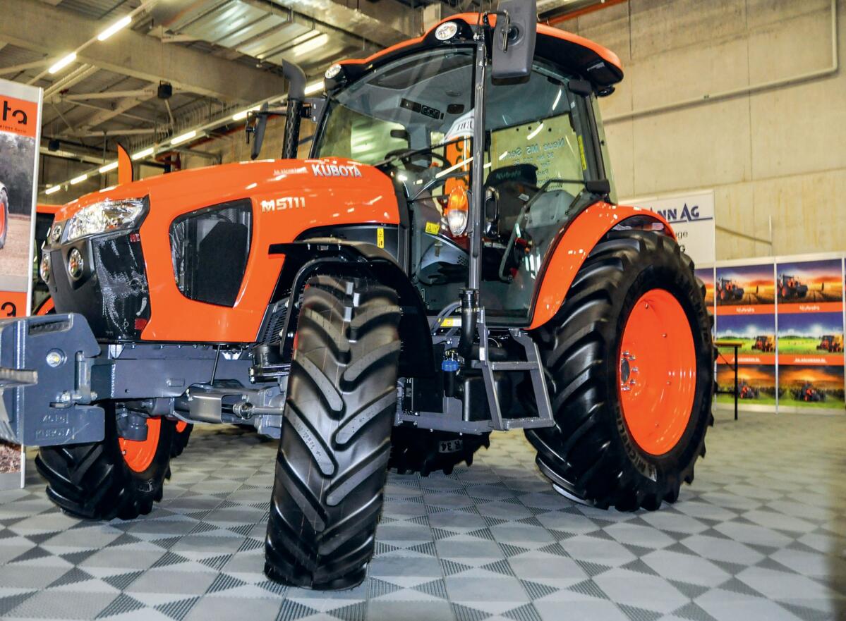 Kubota M5111 &#xE0; l&#x2019;Agrama en novembre 2016.