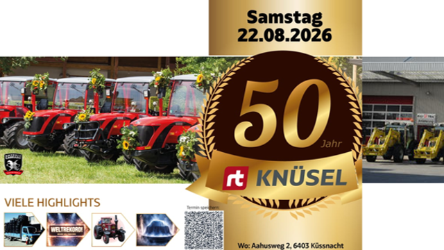 50-Jahr Sepp Knüsel – Jubiläums-Event am Hauptsitz