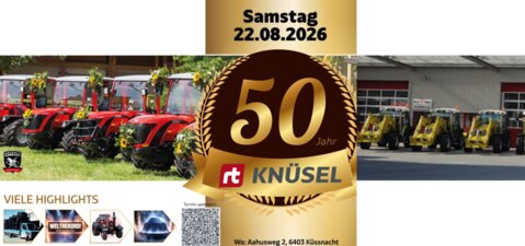 50-Jahr Sepp Knüsel – Jubiläums-Event am Hauptsitz