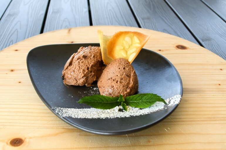 Crème mousseuse au chocolat