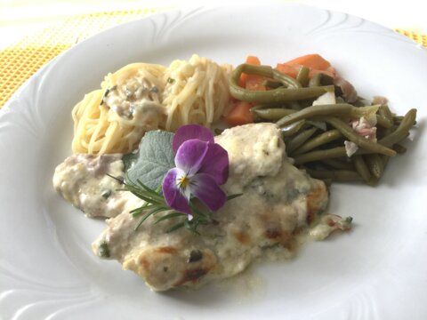 Escalopes de veau à la crème