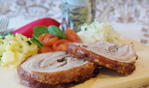 Kaninchen-Rollbraten