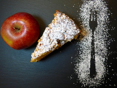 Gâteau aux pommes marroni