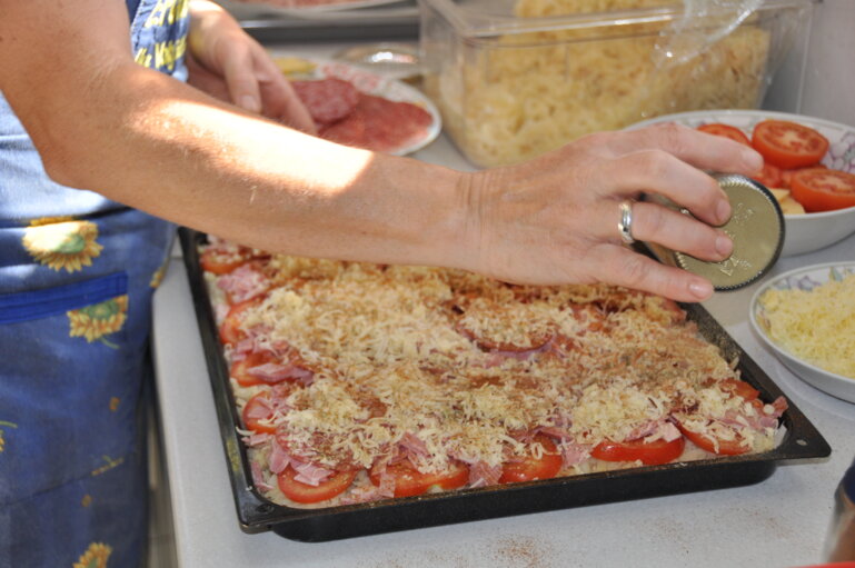 Pizza aux pommes de terre