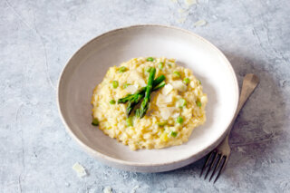 Risotto aux asperges vertes et au Sbrinz