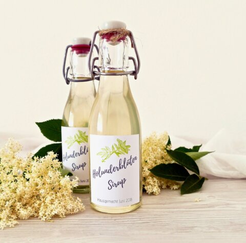 Holunderblütensirup