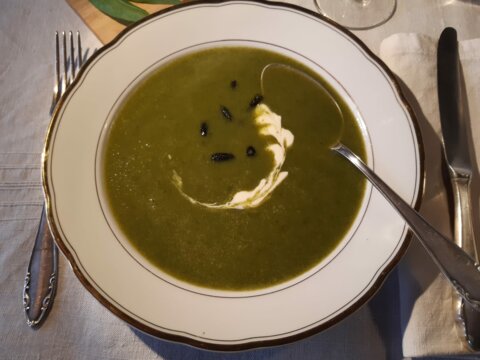 Soupe au plantain lancéolé
