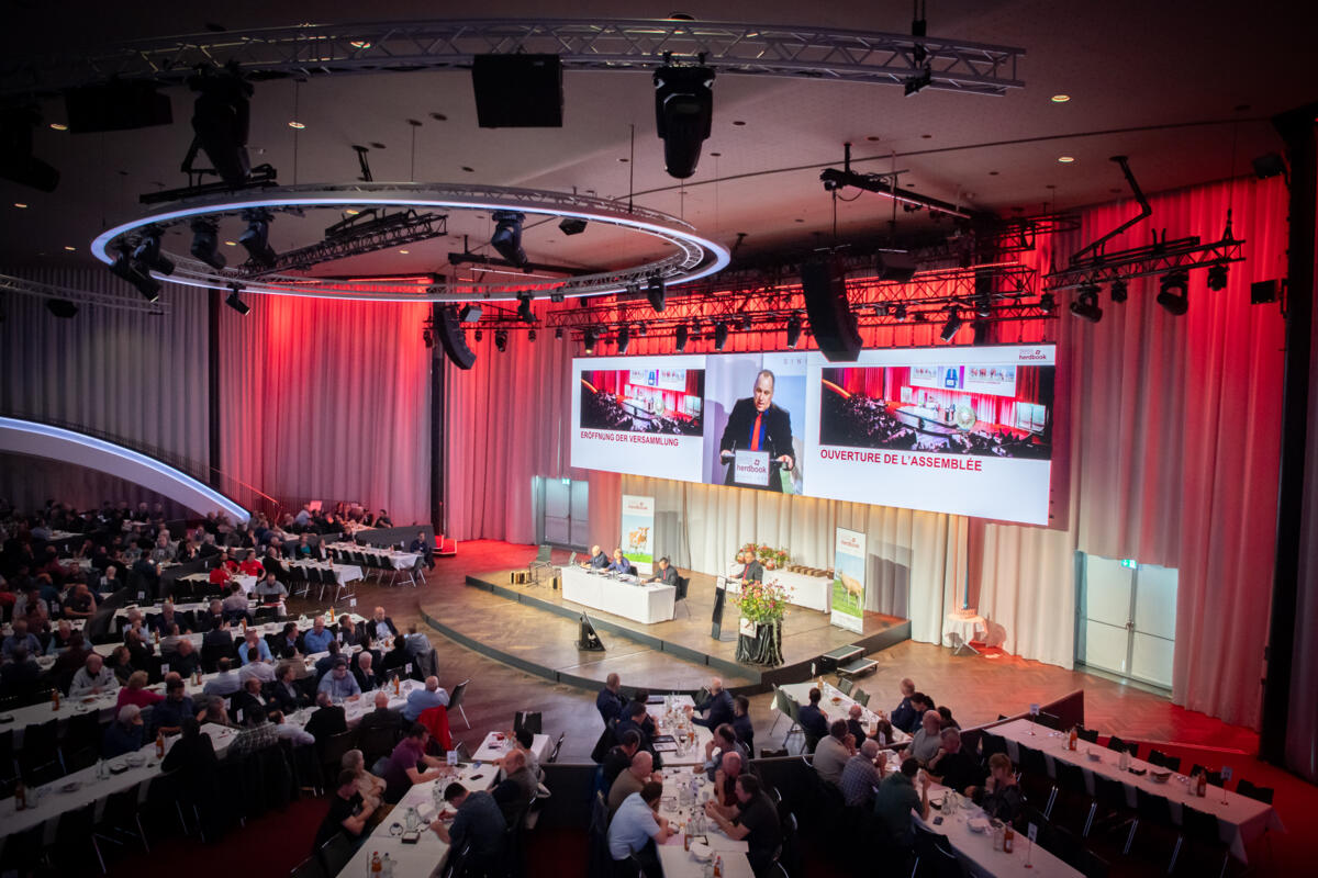 134. Delegiertenversammlung swissherdbook im Kursaal Bern.