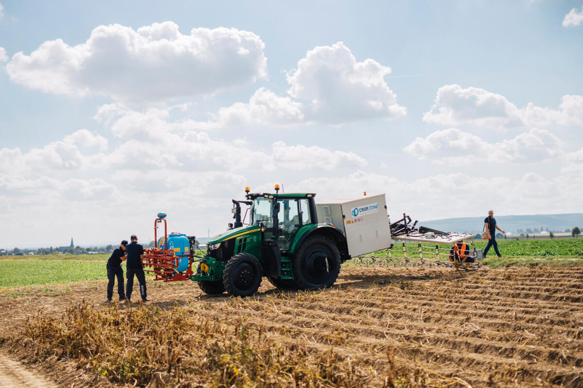 Crop Zone Technologie im Einsatz für Vergleichsversuche im Auftrag der Landwirtschaftskammer Nordrhein-Westfalen.