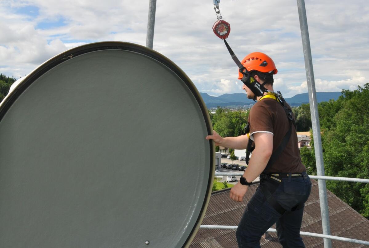 Travailler en toute sécurité sur un silo-tour