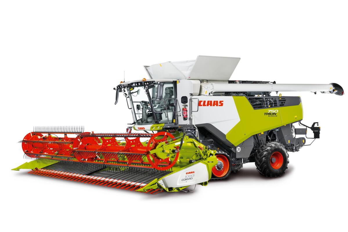 Claas führt Trion als neuen Massstab in der mittleren Mähdrescherklasse ein