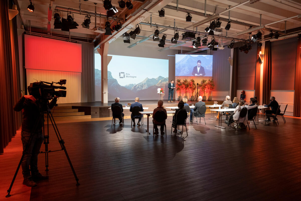 Die Verleihung des Prix Montagne fand 2020 im kleinen Rahmen statt und wurde per Livestream übertragen.
