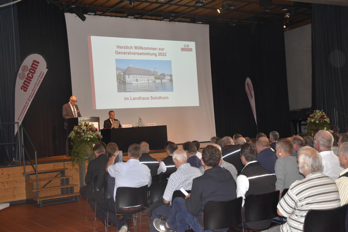 L'assemblée générale d'Anicom le 31 mai 2022 à Soleure.