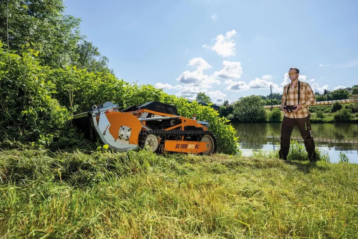 Ferngesteuerter Schlegelmäher AS 1000 Ovis RC