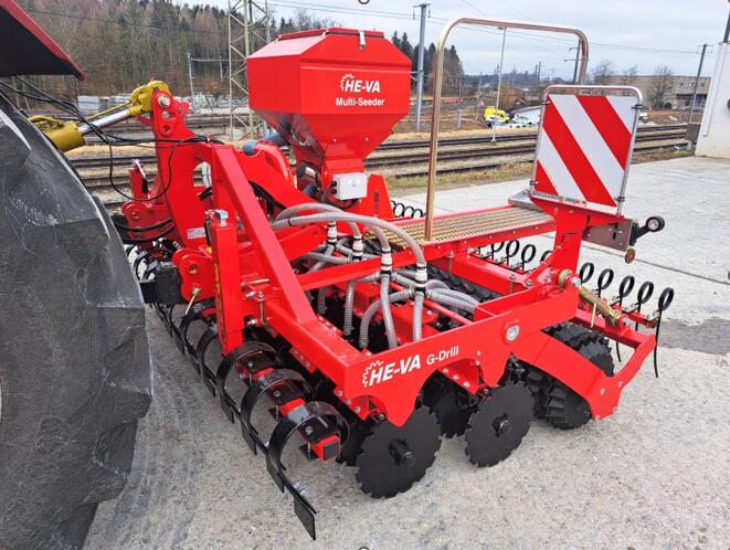 HE-VA präsentiert die neue Übersaatmaschine G-Drill