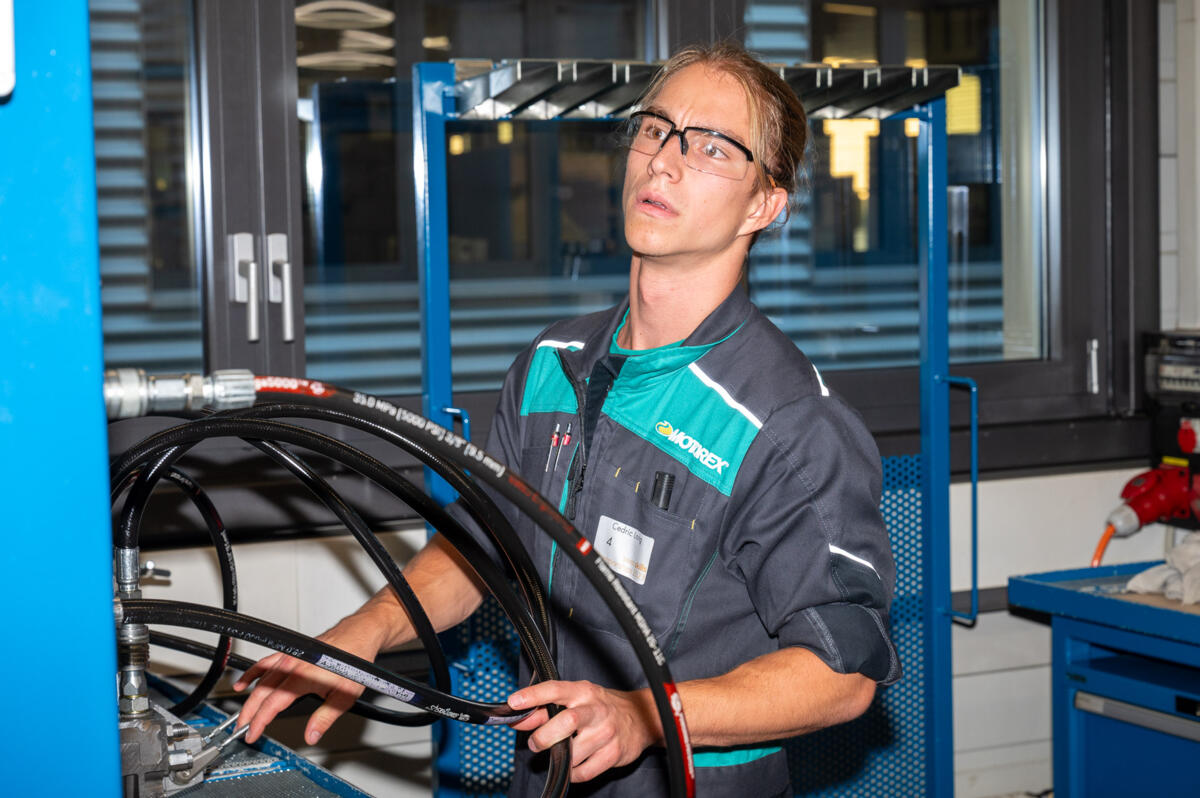 Für die Branche der Landtechnik wird der 21-jährige Cedric Lang an den WorldSkills vollen Einsatz geben.