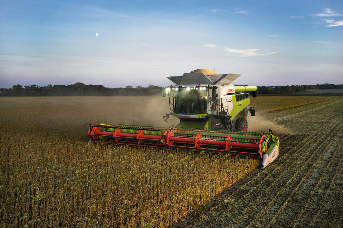 Claas Mähdrescher punktet beim Design