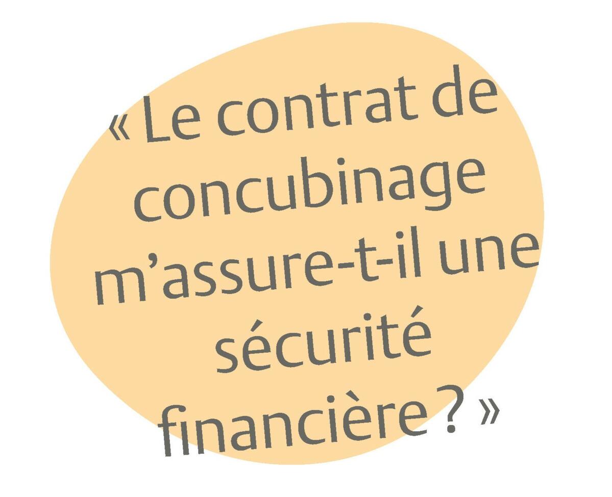 Travailler dans l’exploitation en tant que concubin·e