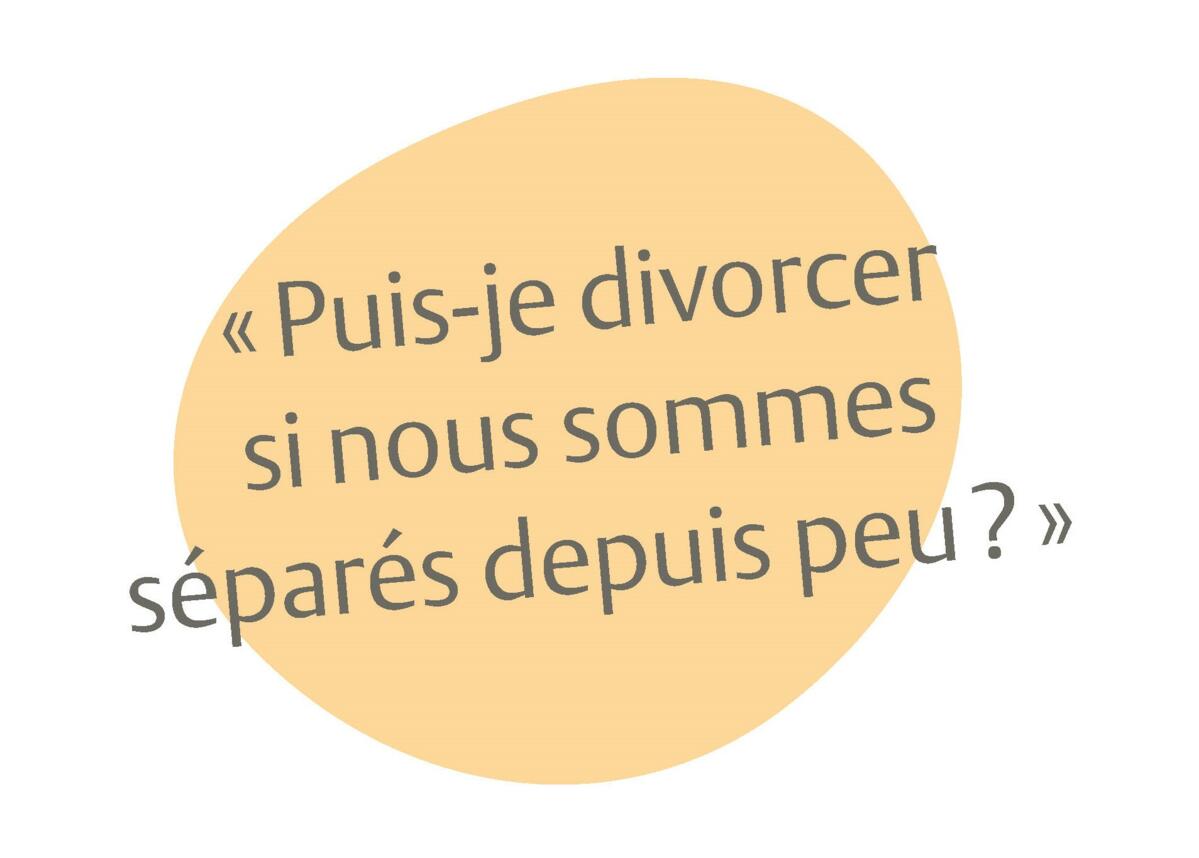 On ne se sépare pas d’un jour à l’autre