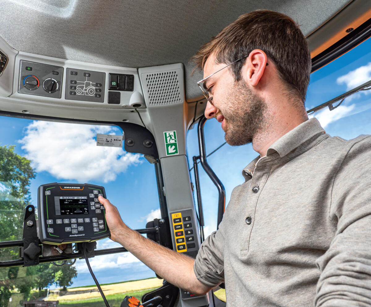 Neuer Amazone Bediencomputer AmaSpread 2